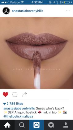 Mac Makeup Lipstick, Lipstick Brown, Mac Lipstick Colors, Nude Liquid Lipstick, Best Mac Lipstick, Best Lipsticks, Lips Shades