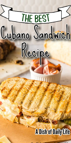 The Cuban Sandwich, or Cubano sandwich recipe, is a symphony of flavors and textures. This sandwich features tender Cuban pork, savory ham, melted Swiss cheese, tangy pickles, and sharp mustard, all pressed between crispy, crusty bread. #numstheword #cubansandwichrecipe #cubanosandwichrecipe #cubanorecipe #cubansandwich #porkcubansandwich