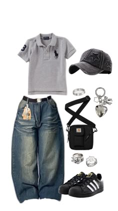 Collage Board, Baggy Clothes, Neue Outfits, Hipster Fashion, Cute Everyday Outfits