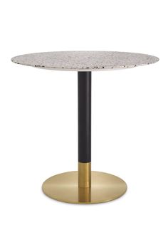 Modern Terrazzo Dining Table | Eichholtz Trevor | Oroa.com Terrazzo Dining Table, Modern Terrazzo, Style Dining Table, Metal Pole, Moving Furniture, Richmond Interiors, Contemporary Interiors, European Furniture, Table Ronde