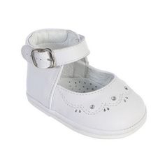 Beautiful Leather Mary Jane Baptism Shoes from Tip Top Kids. Make the Christening special and unique with lovely shoes in shiny white color. Featuring scallop stitch detail and adjustable buckled closure for a perfect fit. Suitable for baby girls, this shoe combines softness and comfort. ****PLEASE ALLOW AN ADDITIONAL 5 BUSINESS DAY PROCESSING TIME PRIOR TO SHIPMENT FOR THIS ITEM**** Scallop Stitch, Top Kids, Baptism Dress, 2nd Baby, Leather Mary Janes, New Arrival Dress, Baby Gear, Mary Jane Sneaker, Boys Shoes