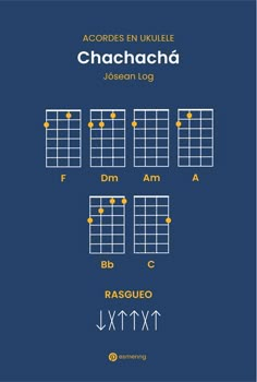 an image of the guitar chords in spanish