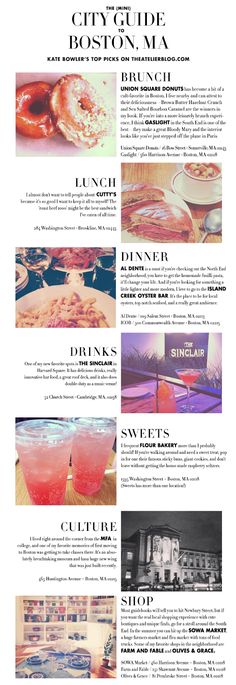 the menu for an event with donuts and drinks on it, including pink lemonade