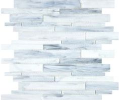 white and gray marble tile with lines on the bottom, in an irregular pattern that looks like wood