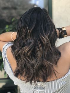 Perfect dark ash brown balayage. Stylist: @mystylist_salon (San Jose, CA)