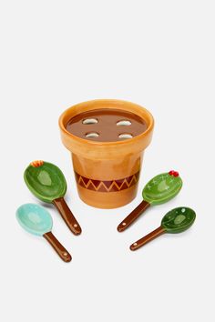 multi Kitchenware Set, Baby Outerwear, Cactus Design, Pot Plant, Spoon Holder, Cute Kitchen, Measuring Cup, Spoon Set, Kitchen Sets