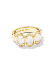 Kendra Scott Ring, Preppy Jewelry, Pink Iridescent, Gold Band Ring, Jewelry Lookbook, Shine On, Gold Drop Earrings, Jewelry Inspo, Dream Jewelry