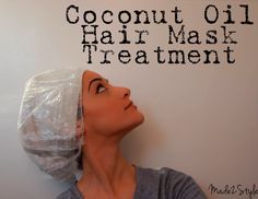 Hair how-to: Coconut Oil Hair Mask. Coconut Oil Mask, Oil Hair Mask, Best Hair Mask, Feeling Healthy, Coconut Oil Hair Mask, Growth Hair, Hair Treatments, Beauty Tricks, Coconut Oil Hair