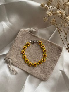 🌻 Sunflower Season. 🔗  Hooks and parts are made of stainless steel. 🧵 non-elastic tendons. ** Bracelet length in the picture is 16 CM.** Don't forget to measure your wrist circumference, choose the correct size, then add to cart or click to order 🛒 Thank you! Sunflower Beaded Bracelet, Bracelet Pictures, Seed Bead Flower, Sunflower Season, Seed Bead Flowers, Sunflower Bouquet, Bead Flower, Jewelry Beaded, Flower Beads