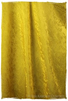 Remember Rob Reiner’s classic movie The Princess Bride? Reinvent your love life during your next romantic dinner with this soft, creamy and delicious-looking silk shawl. Wear The Princess Buttercup as a reminder that you are worthy of the fairytale you always dreamed of living this Fall Season. Size Fabric & Care Shipping * 74" long x 27" wide - plus 2" self fringe at each end border * Versatile Design - can be used both as a scarf and a shawl * Authentic Kashmir Design * Kashmir Company Pro Elegant Yellow Silk Scarf, Elegant Yellow Silk Shawl, Princess Buttercup, Rob Reiner, The Princess Bride, Romantic Dinner, Princess Bride, Silk Shawl, Gold Silk