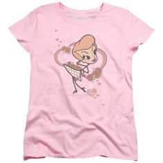 Officially Licensed Merchandise. Printed in the U.S.A. 100% Cotton Tee. Form-Fitting and Cut More Narrowly Through the Bust. Design Will Not Fade, Crack or Peel After Multiple Washes. State of the Art Digitally Printed Clothing. Made to Order. Takes 2-5 Business Days to Make to Perfection. Oversized Tshirt Outfit, Garfield And Odie, Fun Girl, Love Lucy, I Love Lucy, Cute Clothing, Virtual Closet, Sleeves (women), Cute Woman