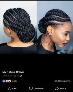 Crochet Straight Hair, Protective Styles For Natural Hair Short, Natural Hair Flat Twist, Women Natural Hairstyles, Black Women Natural Hairstyles, Two Braid Hairstyles, Natural Braided Hairstyles