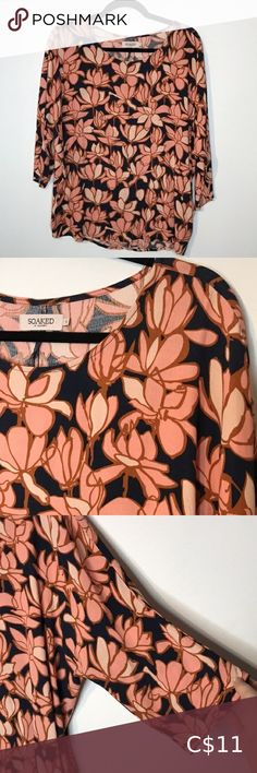 텺SOAKED in luxury floral viscose dolmen top Luxury Tops, Sleeve Styles, Topshop, Sleeve Length, Floral