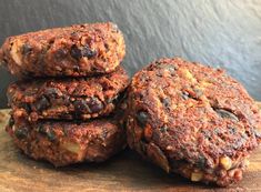 three cookies stacked on top of each other