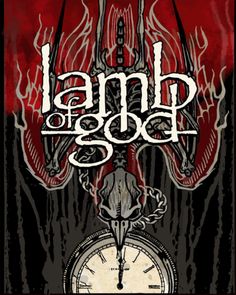 the poster for lamb of god's world wide streaming event, which features an image of