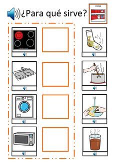 a spanish worksheet with pictures and words to describe what is in the picture