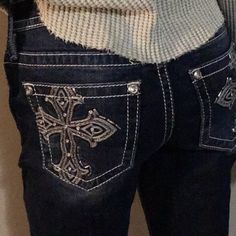 Nwt Size 25 High Rise Flare Legs Cross Design On Back Pockets Inseam 30 Cute Pants, Cross Design, Cross Designs, Miss Me Jeans, Jeans Women, Jeans Color, Miss Me, Colored Jeans, Flare Jeans