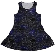 Math And Physics Space Dress Geek Nerd lx - C mathematics print Maximalist Patterns Physics Diagrams, Math And Physics, Celestial Elements, Space Dress, Mathematical Equations, Controller Design, Button Shirt Dress, The Cosmos, Equations