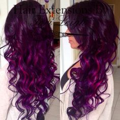 A full head of hair extensions by tori leigh in different shades of purple! Instagram:@ExtensionsBy_Tori Purple Hair Ideas, Hair Ideas For Women, Purple Instagram, Hair Color Plum, Hair Color Pictures, Magenta Hair, Bob Hair Color, Pink Hair Dye