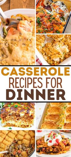 casserole recipes for dinner