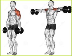 an image of a man doing exercises with dumbbells