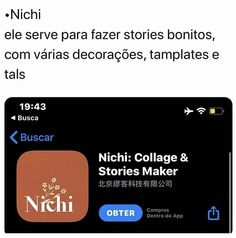 a screenshot of a cell phone with the caption'nici'on it