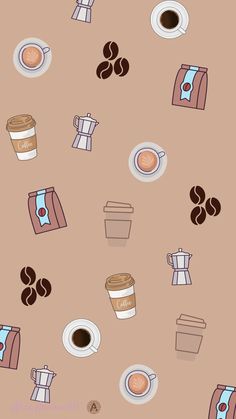 Immagine creata con Canva. Cute Brown Ipad Wallpaper, Coffe Aesthetic Pictures, Coffe Aesthetic Wallpaper Iphone, Coffee Love Wallpaper, Barista Aesthetic Wallpaper, Coffee House Aesthetic Wallpaper, Coffee Cute Wallpaper, Cofee Astethic Wallpaper, Coffe Wallpapers Aesthetic