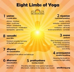 the eight limbs of yoga for beginners to practice their body's breathing abilities