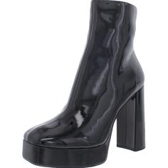 Nwt Steve Madden Black Patent Leather Platform Ankle Boots Mid Calf Bootie Square Toe Style Luisina New With Tags / New In Box / Retails For $180 Features: Black Patent Leather Exterior Chunky Block Heel Platform Boot Construction Mid Calf Ankle Height Square Toe Zipper Closure Padded Insoles Women's Size: 9 Measurements: Heel Height (Inches): 5 Shaft Height (Inches): 6 Black Patent Boots, Black Shoes Sneakers, Camo Shoes, Steve Madden Sneakers, Heeled Chelsea Boots, Patent Boots, Platform Block Heels, Chunky Block Heels, Platform Ankle Boots