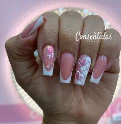 Nail Art Stickers Decals, Wow Nails, Ombre Nail Designs, Girly Acrylic Nails, Nail Studio, Beautiful Nail Designs, Short Acrylic Nails Designs, Valentines Nails