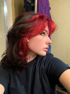 Short Dyed Hair, Short Grunge Hair, Red Hair Inspo, Alternative Hair