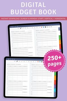 Digital Budget Book, Planner Notes, Budgeting Worksheets, Organisation Ideas Planners Good Notes Templates Free Budget Planner, Digital Budget Planner Goodnotes Free, Free Digital Budget Planner For Ipad, Free Digital Budget Planner, Book Schedule, Printable Meal Planner Monthly, Beginners Budget, Organisation Ideas Planners, Simple Budget Template