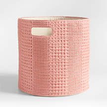 Nella Rose, Kids Hamper, Woven Hamper, Kids Storage Bins, Metal Storage Bins, Pink Stuffed Animals, Trendy Slippers, Large Storage Bins, Shelf Bins