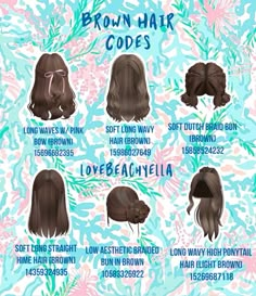 the different types of brown hair