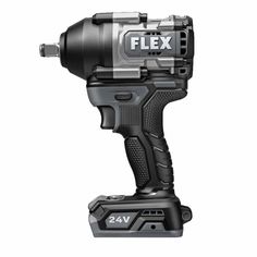 a cordless drill with the word flex on it