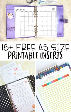 Undated Planner Ideas, A5 Planner Printables Free, Free Planner Inserts, A5 Monthly Planner, A5 Planner Printables, Free Printables Organization, Free Printable Planner, Planner Setup