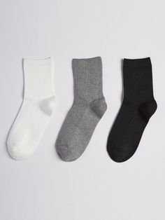 Composition : blended cotton and polyamideColor : White, Gray, BlackCountry of Origin : China Quarter Socks, Tights, Composition, Socks, Women Accessories, China, The Originals, White