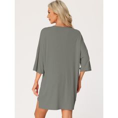 This 2 Pieces Lounge&sleepwear set features a crew-neck oversized matching outfit set, sleeve drop shoulder T-shirt, High-Waist biker short bodycon pants, Variety of colors for choice. With super lightweight, comfy, and stretchy fabric, and high elastic roomy designs are forgiving for anybody. Great for postpartum belly too. Perfect as a cozy pajama set, ribbed lounge set, or maternity outfit set. Suitable for Daily, Street, Clubwear, Party, Casual, Hip hop, Music Festivals, Outdoor, Workout, Fi Oversized Casual T-shirt For Daywear, Spring Sleepwear T-shirt With Crew Neck, Spring Sleep T-shirt With Crew Neck, Gray Short Sleeve Casual Sleepwear, Casual Loose Fit Tops For Loungewear, Oversized T-shirt For Fall Loungewear, Relaxed Crew Neck Sleep Top, Oversized Comfortable V-neck Top, Relaxed Fit Sleepwear For Fall Leisure