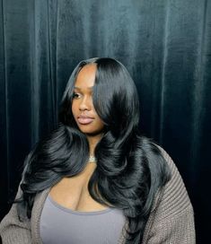 Weave Hairstyles For Black Women, Hair Glam, Goddess Braids Hairstyles, Hair Twist Styles, Cool Braid Hairstyles, Blowout Hair, Long Natural Hair