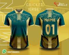 the cricket jersey is designed to match the team's uniform and number, which has been