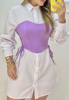 Worst Outfits, Corsets Tops, Black Homecoming Dresses, Corset Fashion Outfits, Fancy Shirt, 2piece Outfits, Chic Dress Classy, Corset Fashion, Effortlessly Chic Outfits