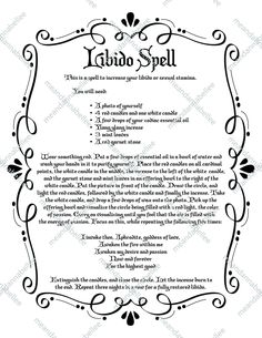 Spells To Increase Libido, Libido Spell, Magick Art, Paganism Spells, Easy Spells