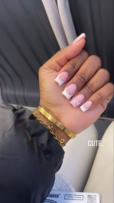 Nice nail inspo Teenage Nails Ideas, Nail Ideas 13 Yo, Short Nails For 10-11, 13 Teen Year Old Nails, Acrylic Nails For 12 Yo, Short Nail Birthday Ideas, Mini Length Nails, Nails Small Simple, Nails Basic Short