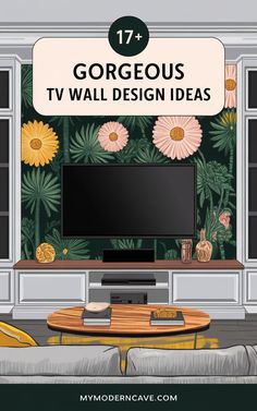 Enhance your living room with these 17+ beautiful TV wall design ideas that blend functionality with aesthetics. From sleek modern panels and built-in shelving to rustic wood accents and creative wall mounts, these ideas cater to every style. Discover how to create a focal point with accent walls, LED lighting, or artwork that complements your TV. Perfect for small apartments or spacious homes, these designs turn your TV wall into a stylish and organized space. Wooden Floating Shelves, Light Wood Floors