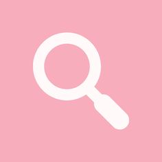 a magnifying glass on a pink background with the word'search'below it