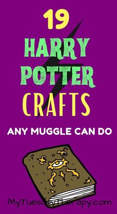 harry potter crafts with the title 19 harry potter crafts any muggle can do