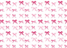 pink and red bows on white background