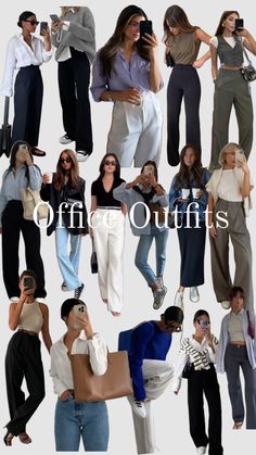 Staycation Outfits, Semi Casual Outfit Women, Formal Smart Casual, Minimalist Fashion Women, Office Casual Outfit, Stylish Wardrobe, Stylish Work Attire, Causal Outfits