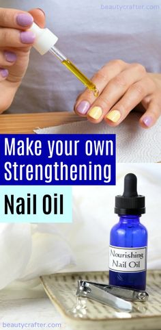 Nail Strengthener Diy, Nail Oil