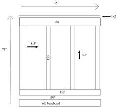 the measurements for an outdoor shower stall with doors and side panels are shown in this drawing